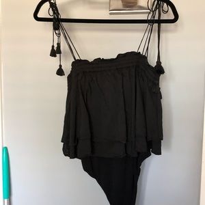Free People Tops - BRAND NEW FREE PEOPLE THONG BODYSUIT Free People Tops - BRAND NEW FREE PEOPLE THONG BODYSUIT